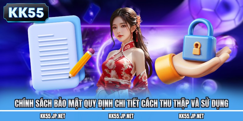 Chính sách bảo mật quy định chi tiết cách thu thập và sử dụng